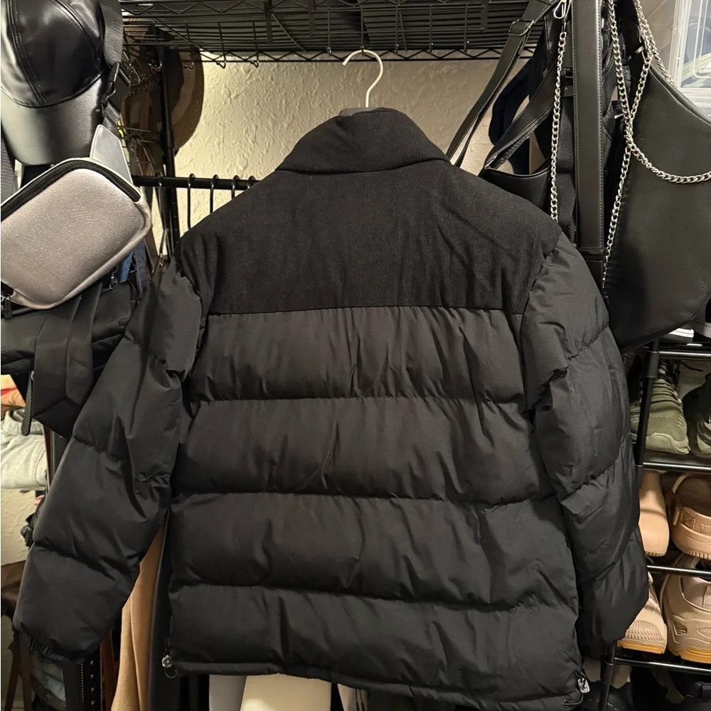 Black Puffer Jacket for Men - Picture 6 of 6